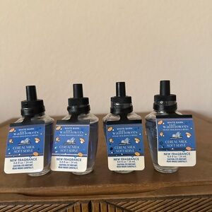 X4 bath and body works Cereal Milk Soft Serve wallflower scent refills NEW